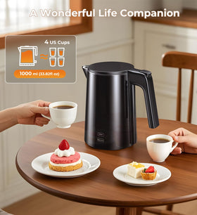 ZKBHOME Electric Kettle base with cord storage for tidy counters.