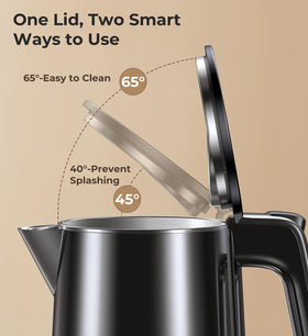 ZKBHOME Electric Kettle keep-warm function supports refills.