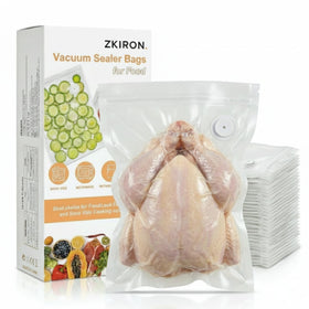ZKIRON extra-large bag for bulk meat storage reduces air exposure and preserves freshness.
