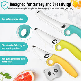 Crocodile CrocoBunny bread knife design inspires imaginative cooking play.