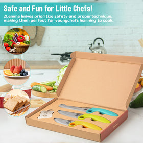 WoofieWhiz utility knife helps kids learn precise, safe cuts.