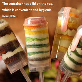 ZLKSKER cake push-up containers for handmade treats