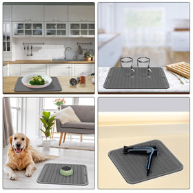 ZLR non-slip mats keep dishes stable on counters.