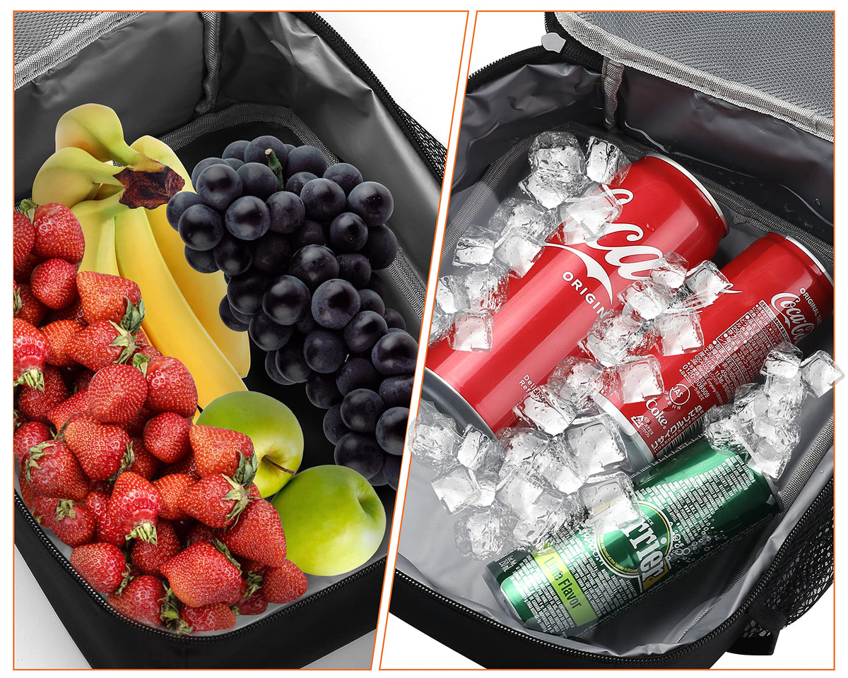 ZM-YOUTOO lunch box compact design fits in small bags for easy portability.