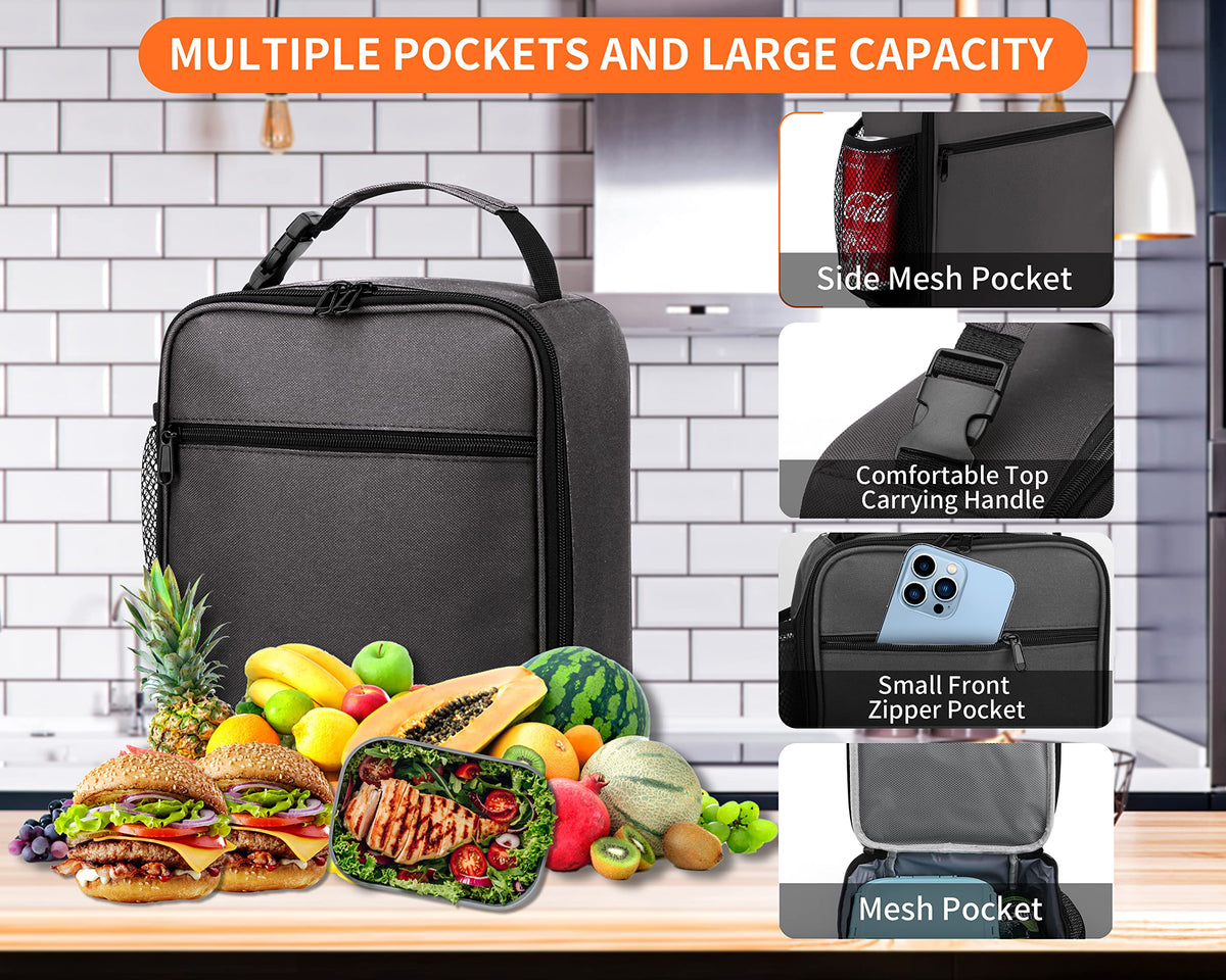 ZM-YOUTOO lunch box open lid demonstrates spill-proof design for secure transport.