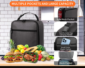 ZM-YOUTOO lunch box open lid demonstrates spill-proof design for secure transport.