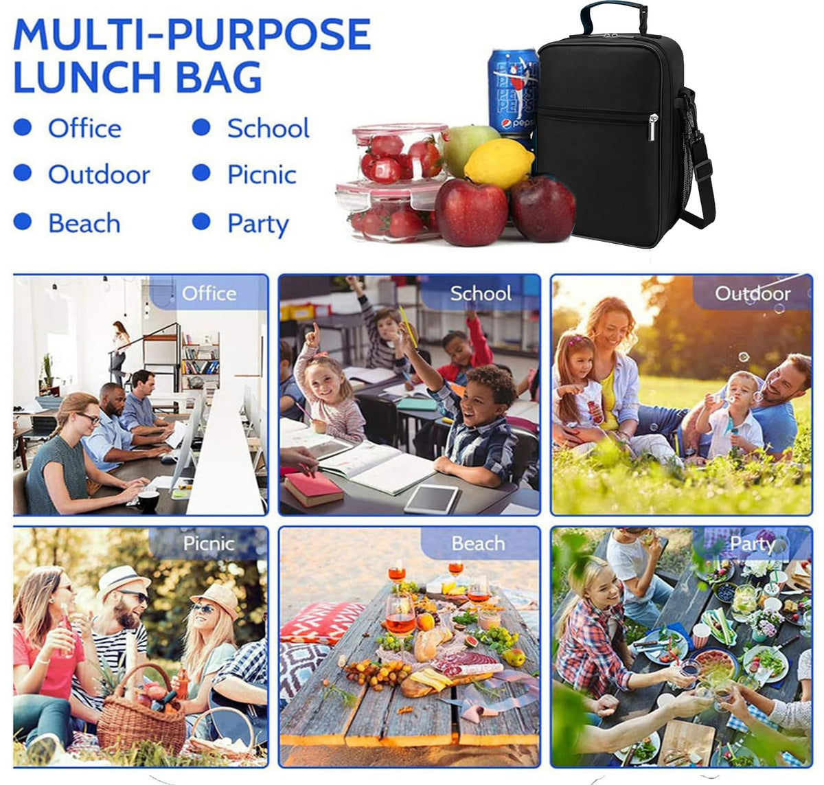 ZM-YOUTOO lunch box suitable for outdoor use