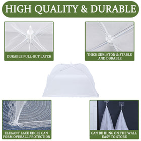 ZMCINER galvanized stainless mesh offers sturdy, reusable outdoor protection
