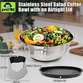 ZMCYNG salad chopper bowl dishwasher-safe for easy cleanup.