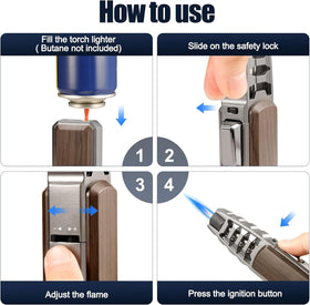 zmiao compact pocket-friendly lighter for camping and cooking.
