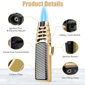 zmiao easy one-handed ignition with safety lock.
