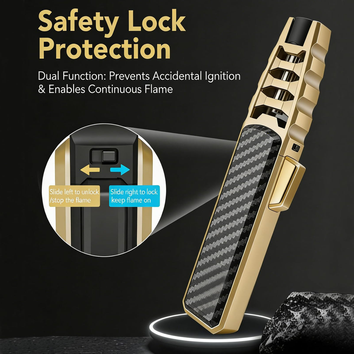zmiao refillable design offers repeated use without disposable lighters.