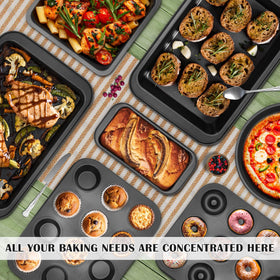 zmkele bakeware set cookie sheet for even baking