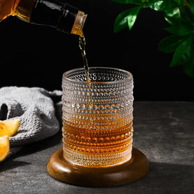 ZMOWIPDL clear glass with balanced weight enhances table presentation.