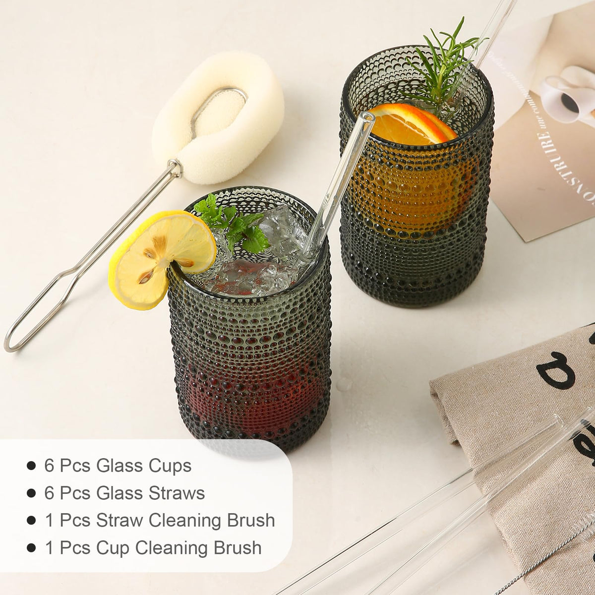 ZMOWIPDL dishwasher-safe glass detail for easy cleanup