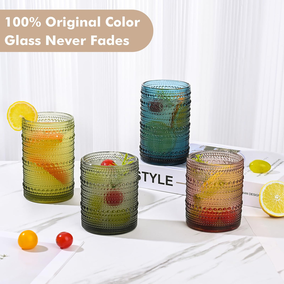 ZMOWIPDL dishwasher-safe glassware, lead-free and durable for daily use