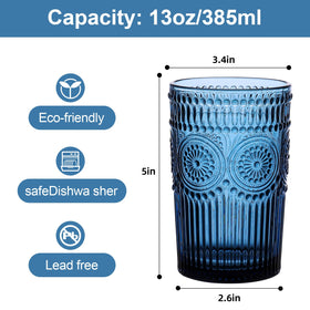 ZMOWIPDL embossed texture glass with anti-slip grip, perfect for confident pouring.