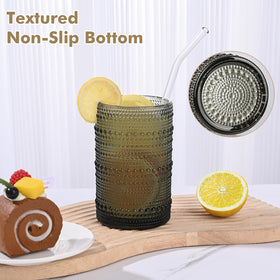 ZMOWIPDL hobnail beaded-detail close-up shows textured grip and retro embossing.