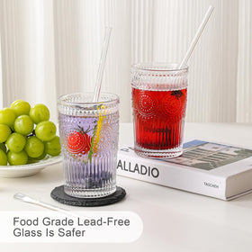 ZMOWIPDL included glass straws for clean sipping