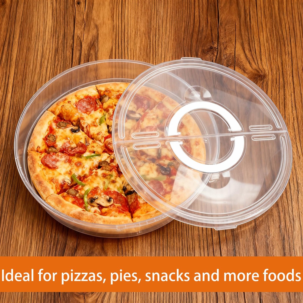 Zmpkhba airtight lid keeps aroma in and fits neatly in the fridge.