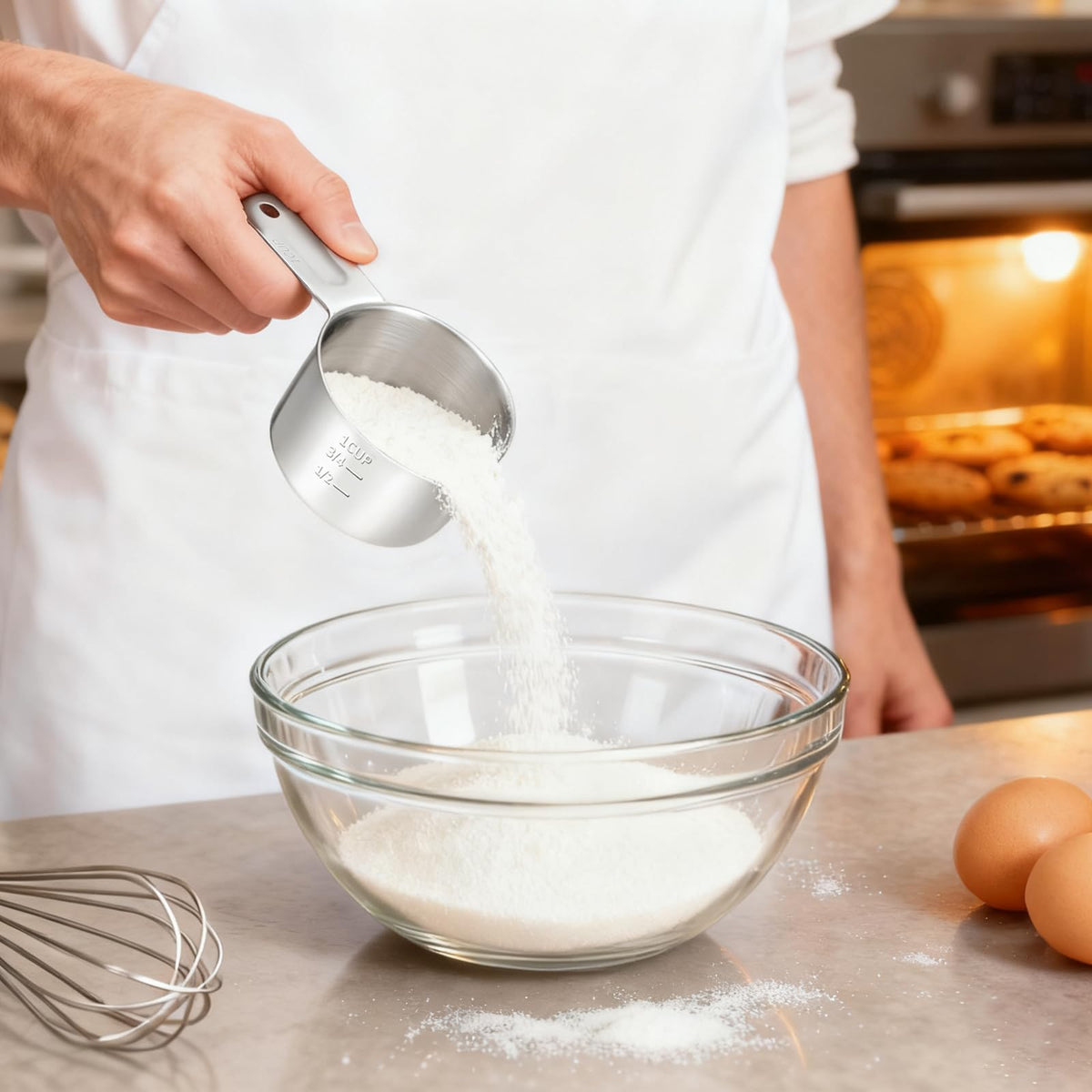 Ergonomic Zmpkhba cups offer a secure grip and controlled pouring in the kitchen