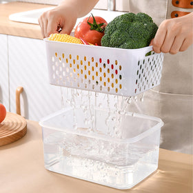 Zmxiabo fridge container with sealing lid for secure storage.