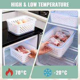 Zmxiabo stackable fridge organizers maximize space and order.