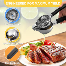 ZNCZHZN lemon squeezer after salt spray test showing rust resistance