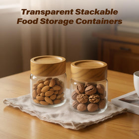 Zoaiirte dishwasher-safe jars with lids that require hand washing for wood care