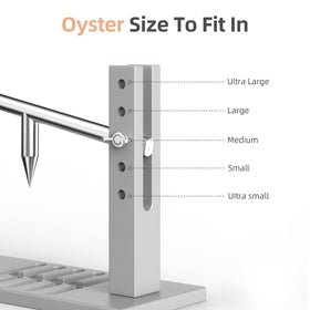 ZOAMEACY oyster shucker tool stainless steel durability and easy cleaning