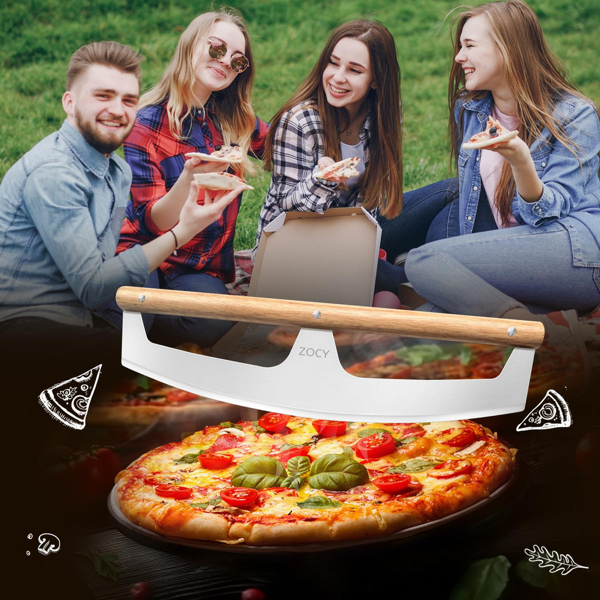 ZOCY protective cover keeps the blade safe when stored.
