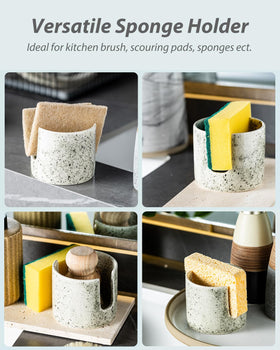Zoeeker compact sponge organizer fits a small sink area