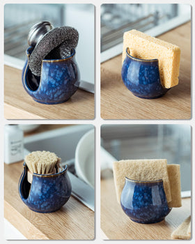 Zoeeker gift-ready sponge tray offers a thoughtful kitchen or bathroom gift.