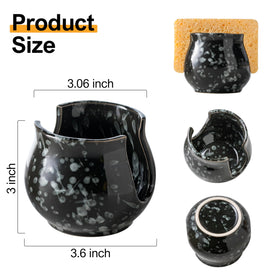 Zoeeker non-slip ceramic holder stays steady during busy kitchen tasks.