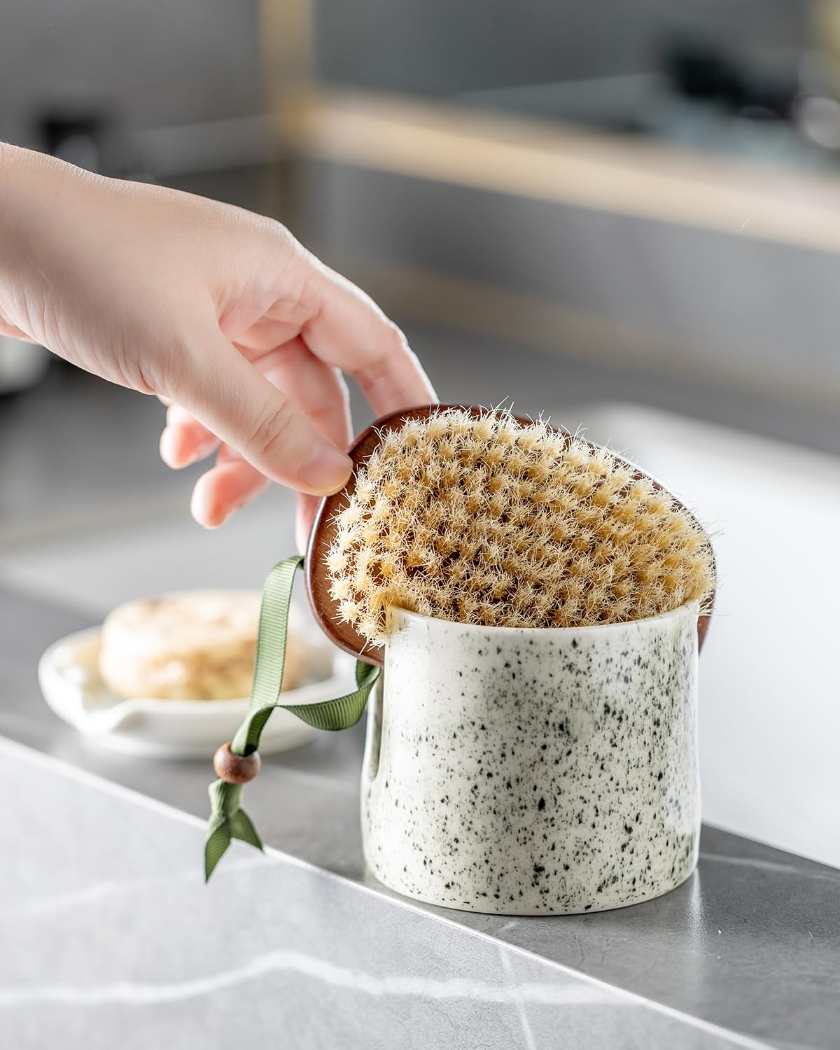 Zoeeker sponge and soap storage keeps cleaning essentials organized