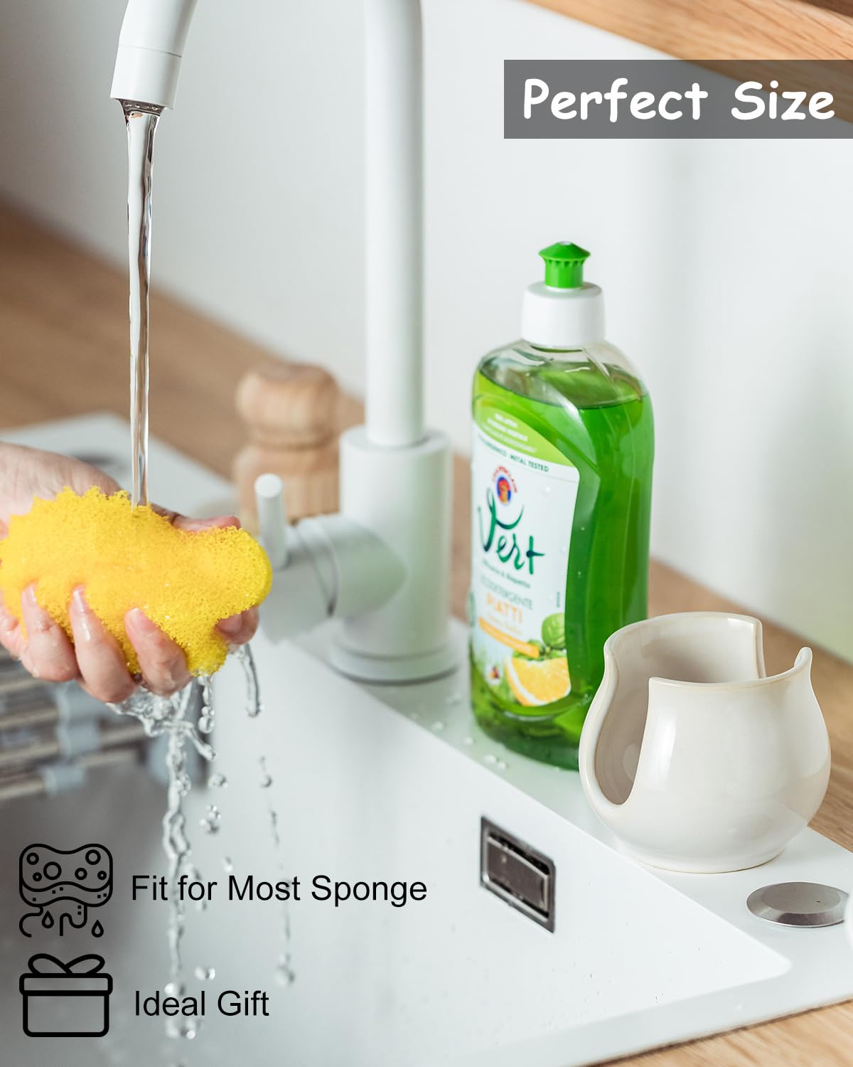 Zoeeker sponge holder diameter of 2.7 inches suitable for standard sponges