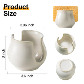 Zoeeker sponge holder with non-slip base keeps surface stable