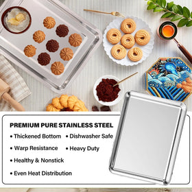ZOEHROWS stainless steel bakeware delivers durable, non-toxic performance for daily cooking