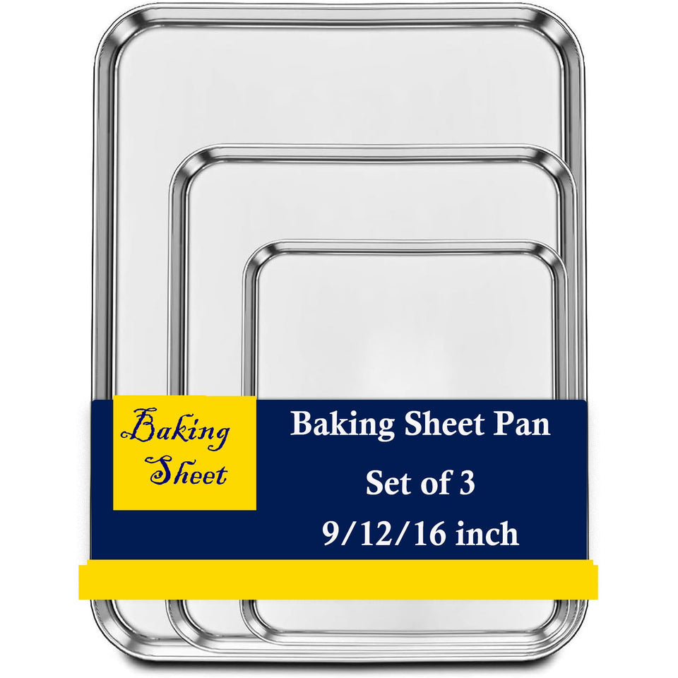 ZOEHROWS 9-inch baking sheet in stainless steel for small-batch bakes