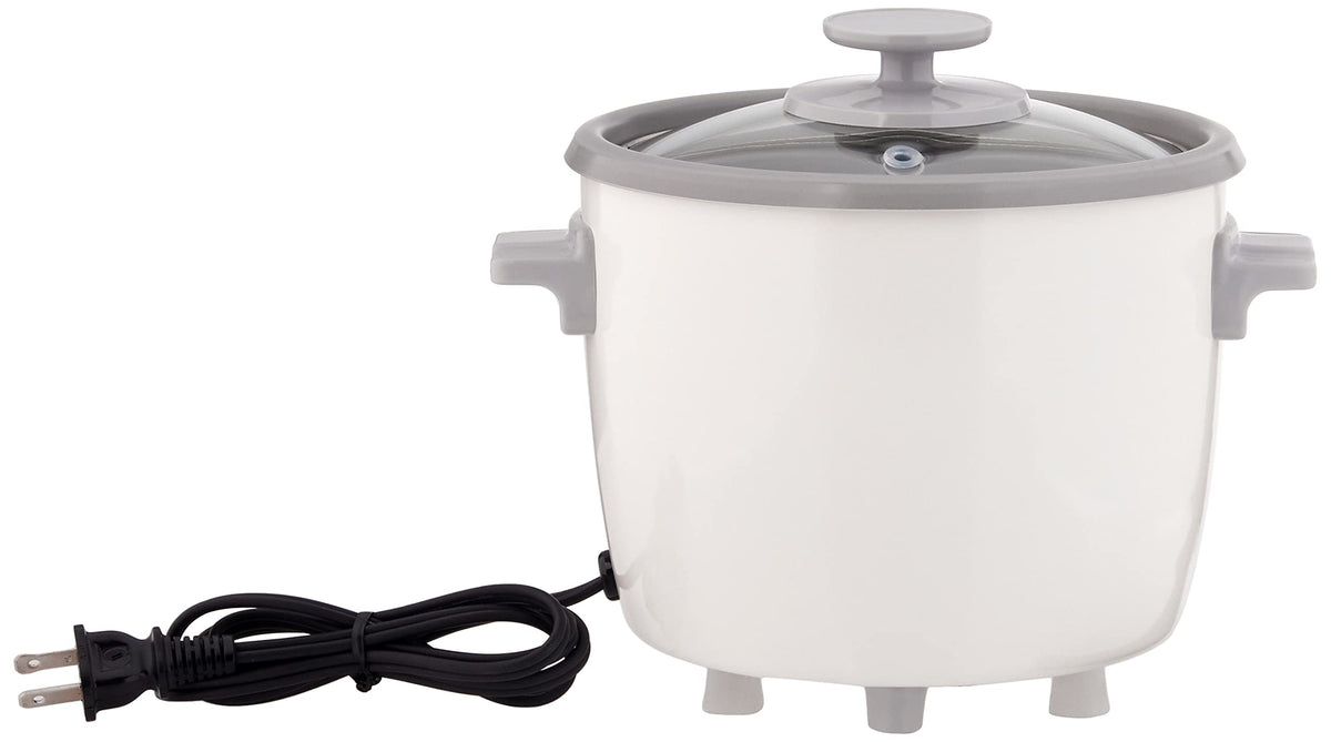 Zojirushi rice cooker with stay-cool handles for safe transport.