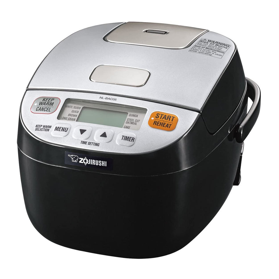 Zojirushi Micom control panel enables precise multi-menu settings for versatile meals.