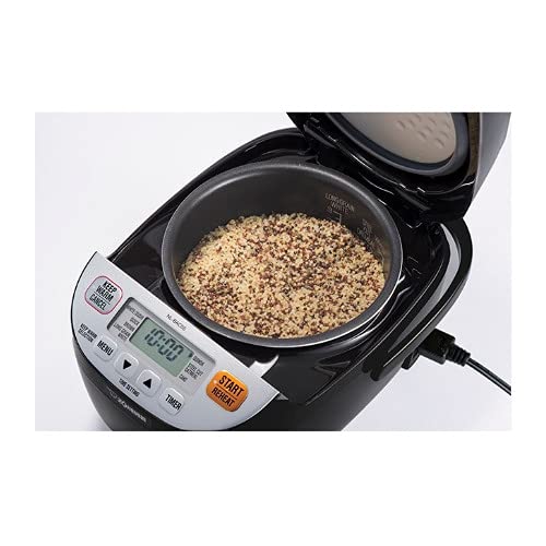 Zojirushi nonstick inner pan eases cleaning and ensures even heat.