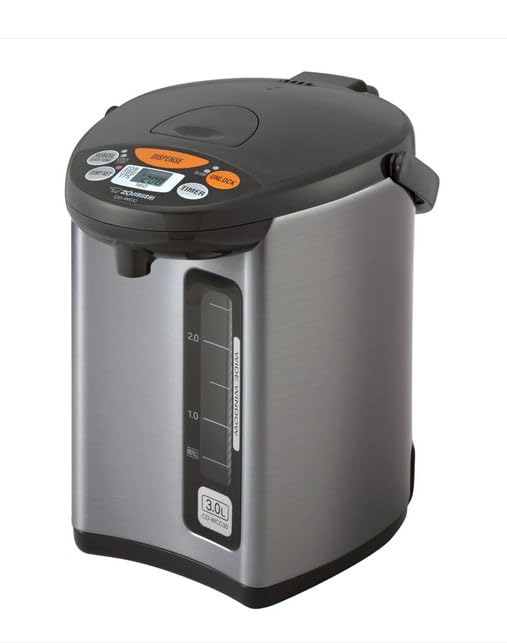 Zojirushi CD-WCC30 control panel with precise temperature settings.