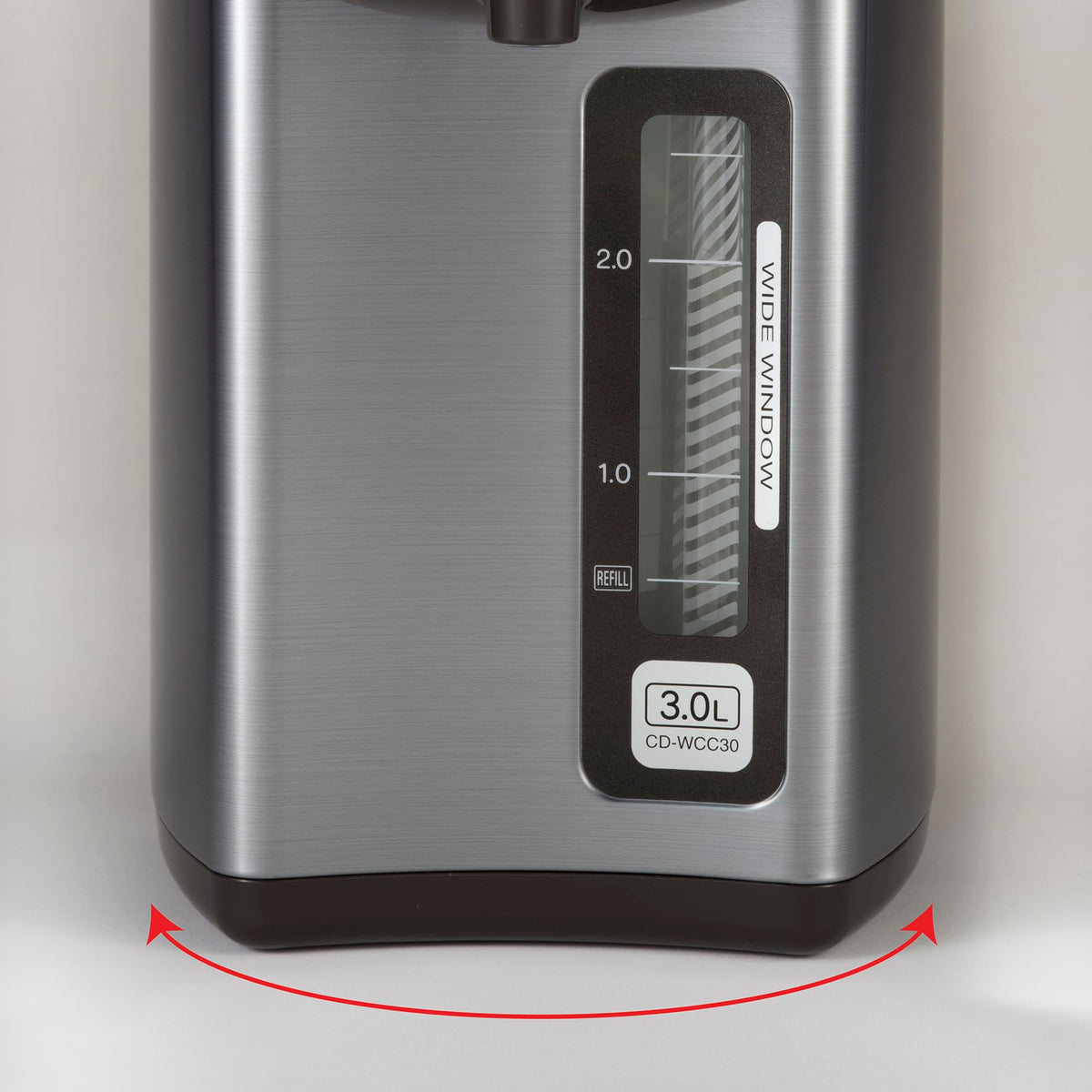 Zojirushi CD-WCC30 spout dispense enables quick beverage prep.