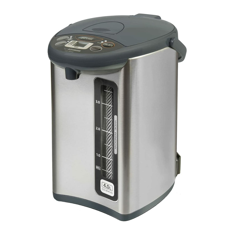 Zojirushi CD-WHC40XH Micom water boiler pour spout for quick hot drinks.