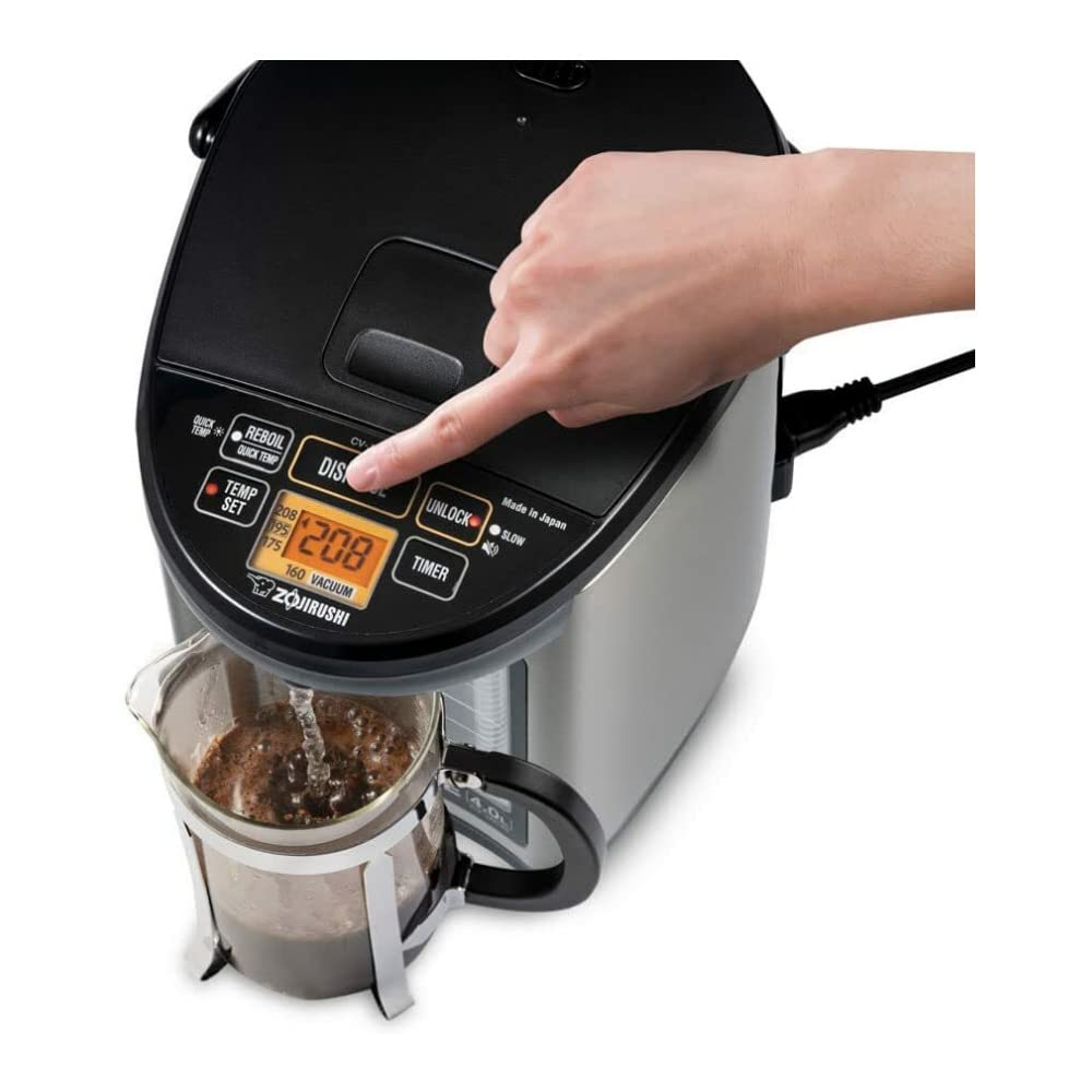 Zojirushi CV-JAC50XB energy-saving timer enables overnight warmth with lower energy use.