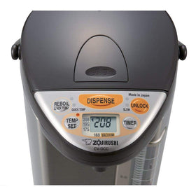 Zojirushi dispenser system in action for quick hot water
