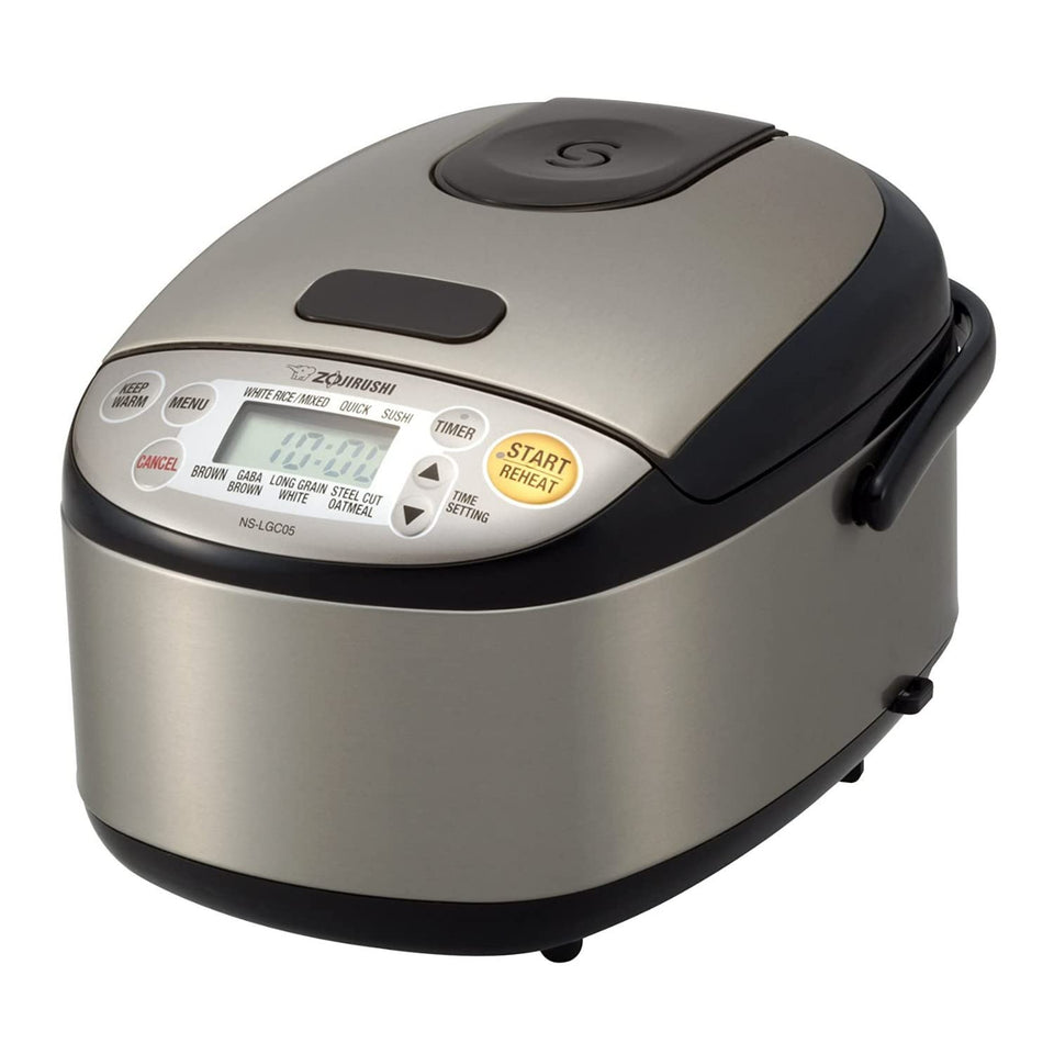 Zojirushi Micom 3-Cup compact size ideal for small kitchens and quick meals.