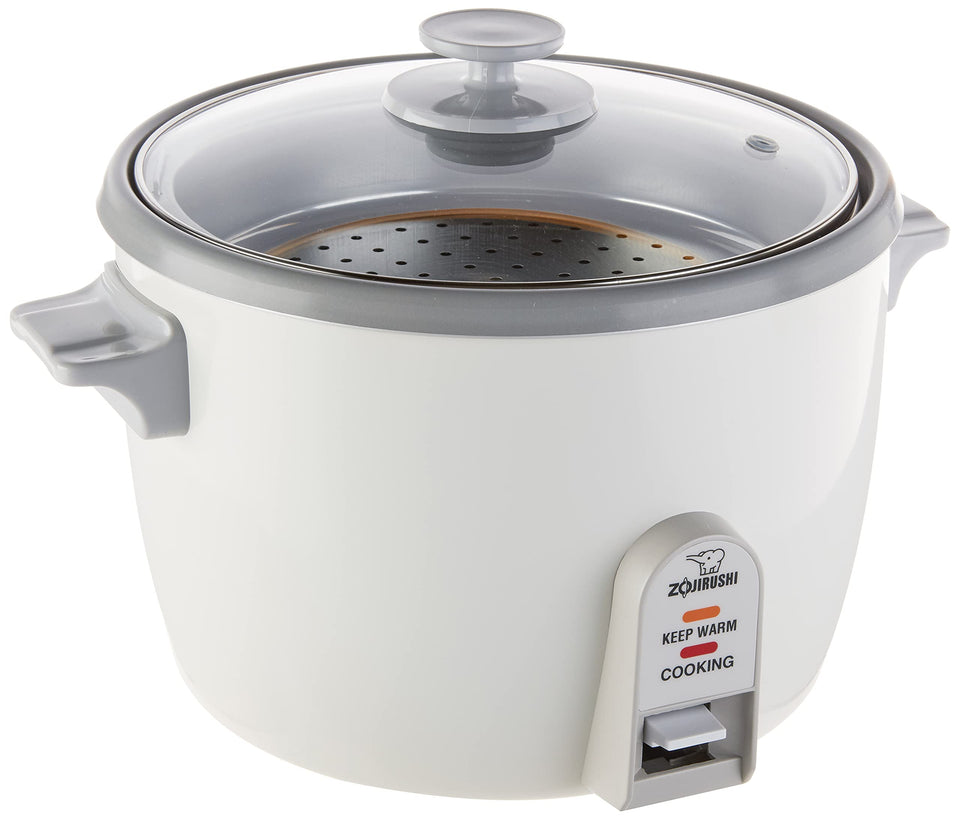 Zojirushi NHS-18 rice cooker front view showing large capacity for family meals