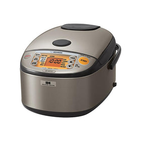 Zojirushi NP-HCC18XH front view showing a sleek exterior for modern kitchens.